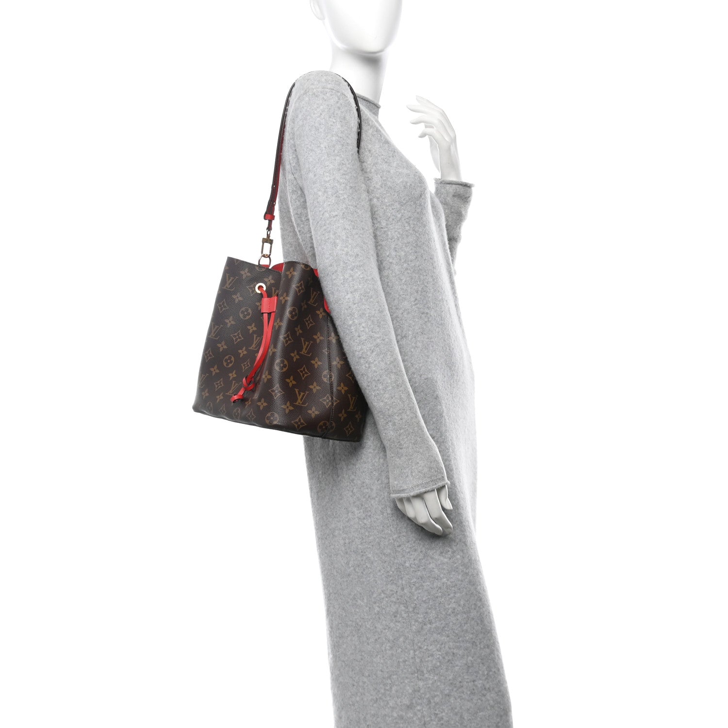Louis Vuitton Monogram Neonoe MM Coquelicot 2 of 10