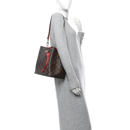 Louis Vuitton Monogram Neonoe MM Coquelicot 2 of 10