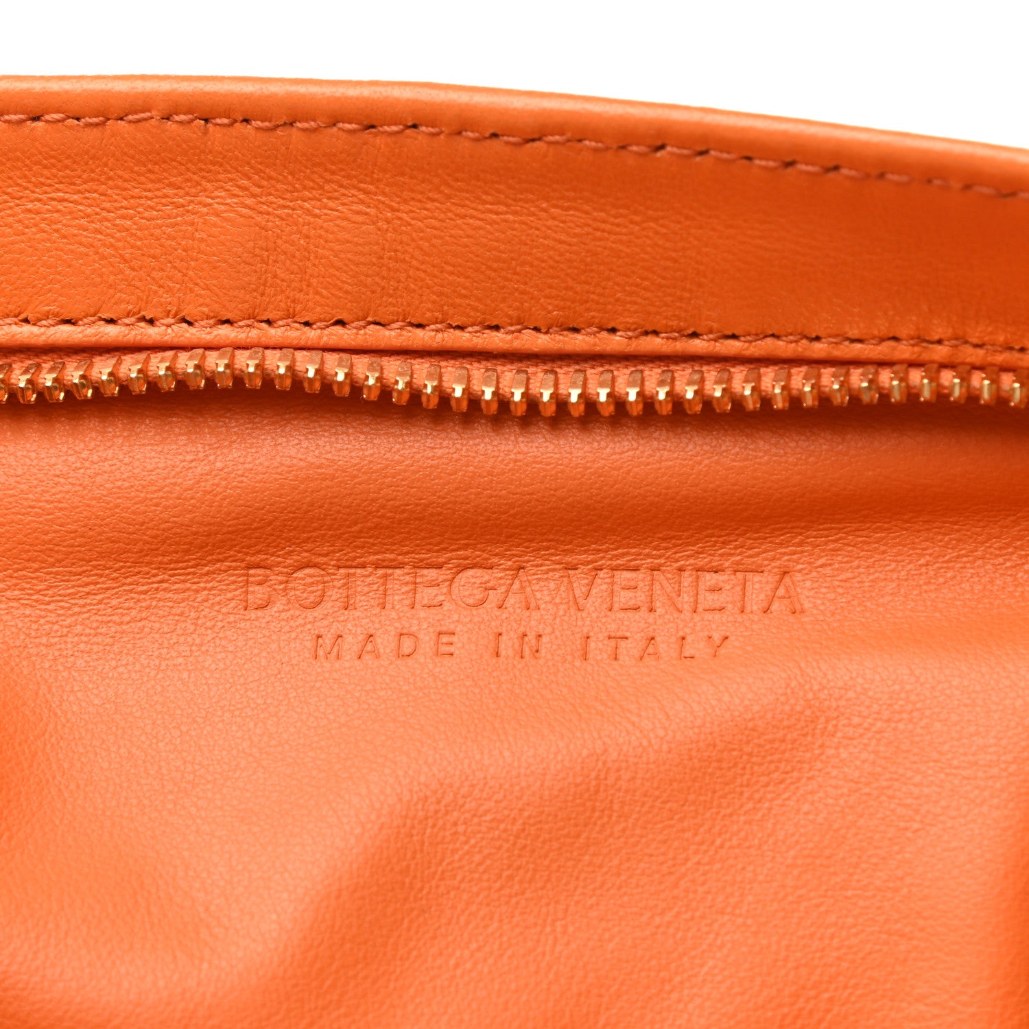 Bottega Veneta Nappa Intrecciato BV Twist Orange 6 of 10