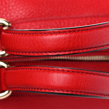 Gucci Pebbled Calfskin Medium Soho Boston Red 18 of 18