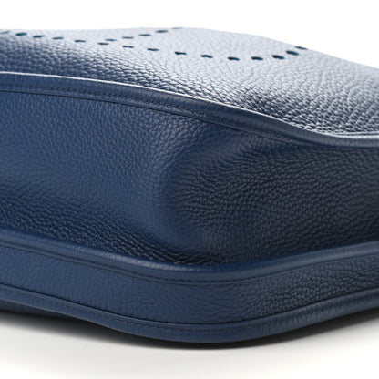 Hermes Taurillon Clemence Evelyne III GM Bleu Saphir 9 of 9