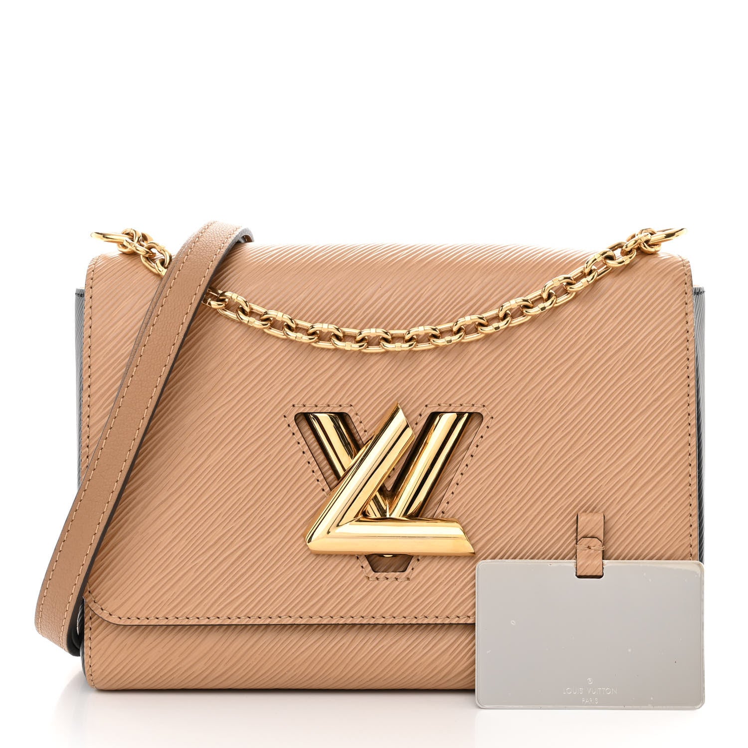 Louis Vuitton Epi Twist Shoulder Bag MM Camel 3 of 12