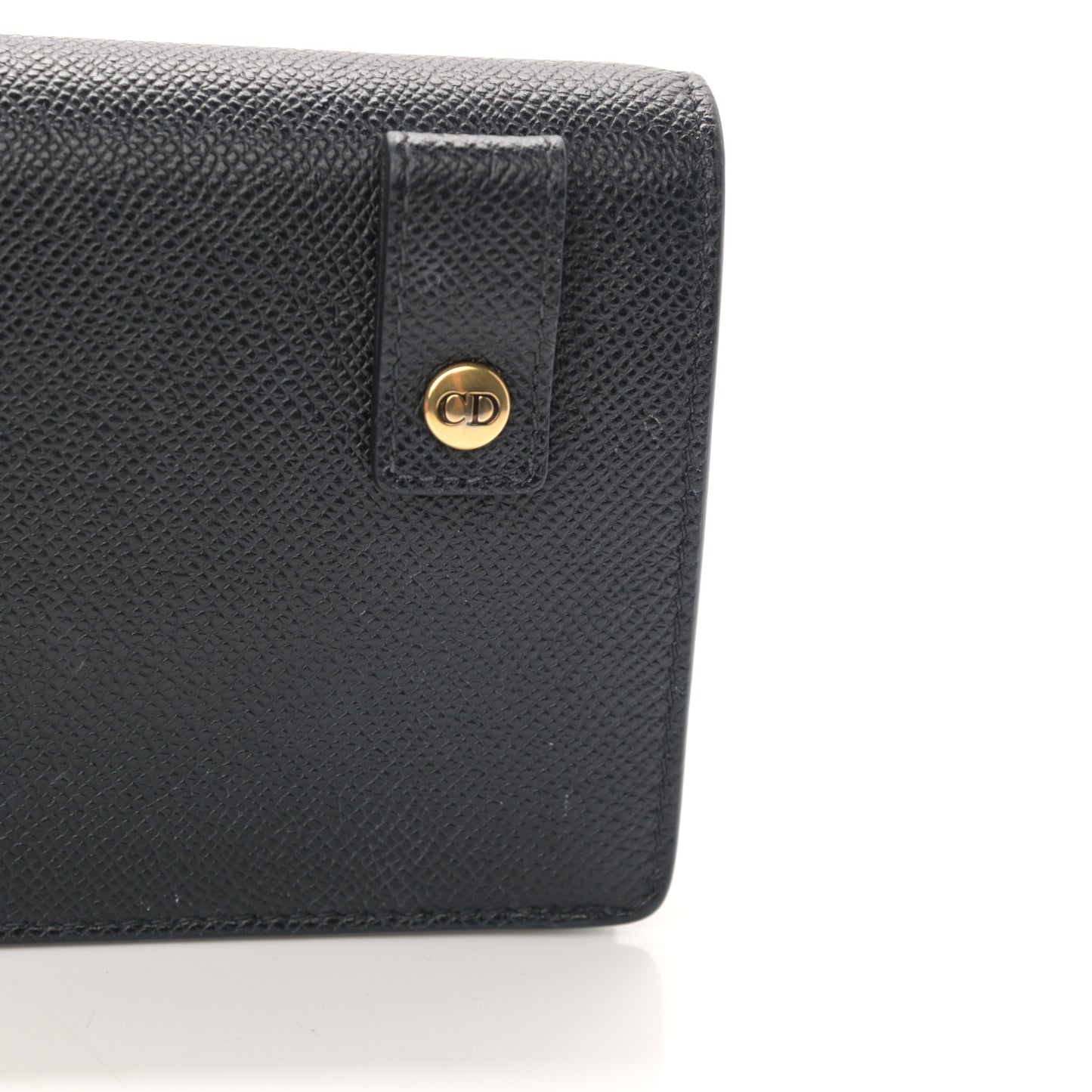 Grained Calfskin Saddle Belt Bag Black