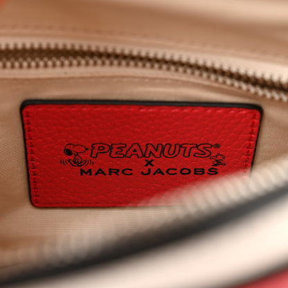 Marc Jacobs X Peanuts Calfskin The Box Crossbody Red 7 of 10