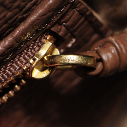 3.1 Phillip Lim 3.1 Textured Calfskin Large Pashli Satchel Taupe 9 of 11