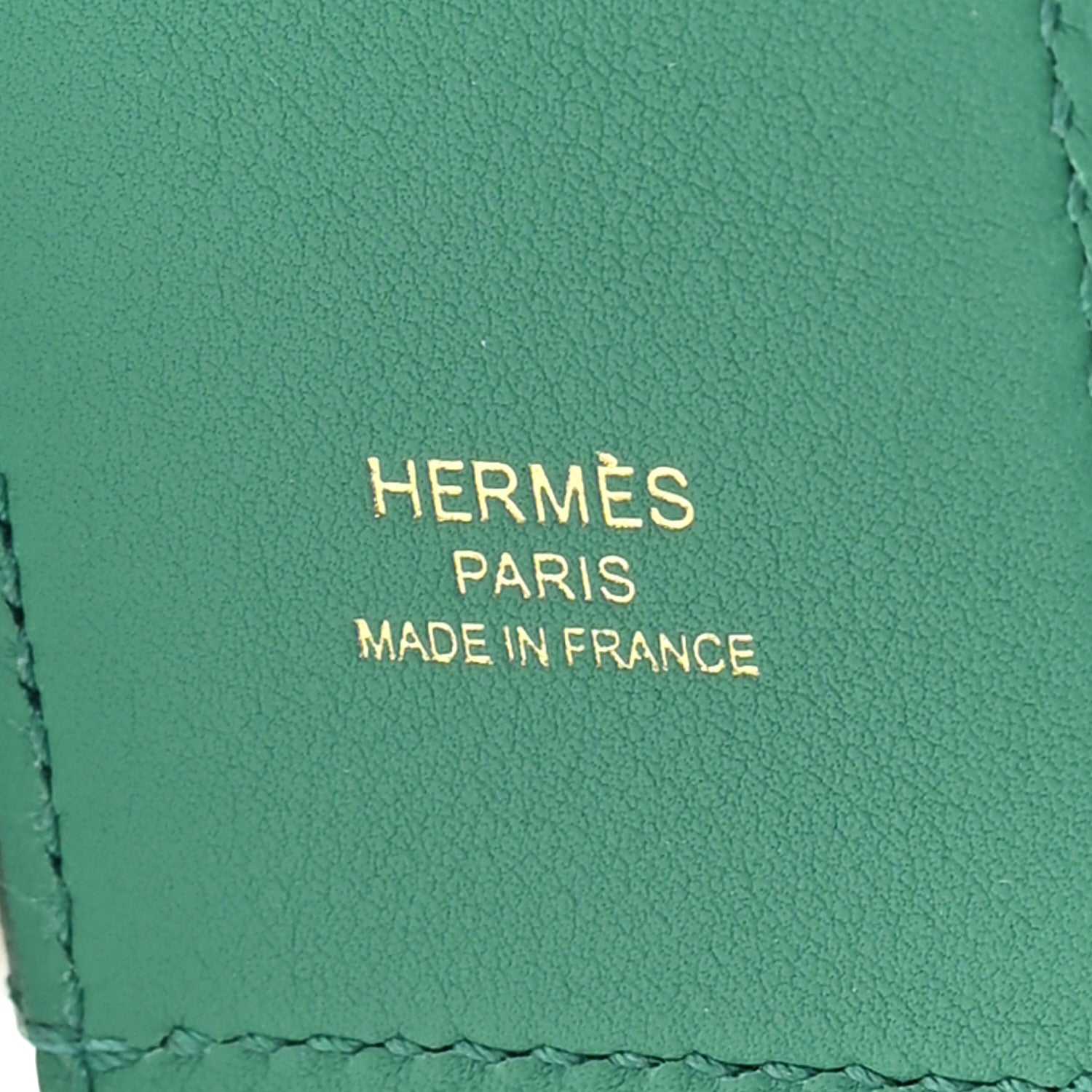 Hermes Swift Epsom Pocket Kelly Shoulder Strap Vert Vertigo 5 of 5