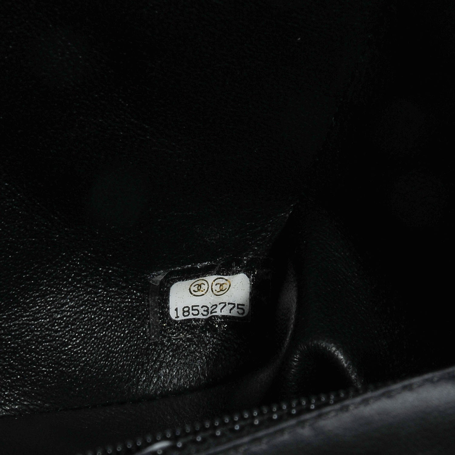 Chanel Lambskin Quilted Mini Square Flap Black 8 of 8