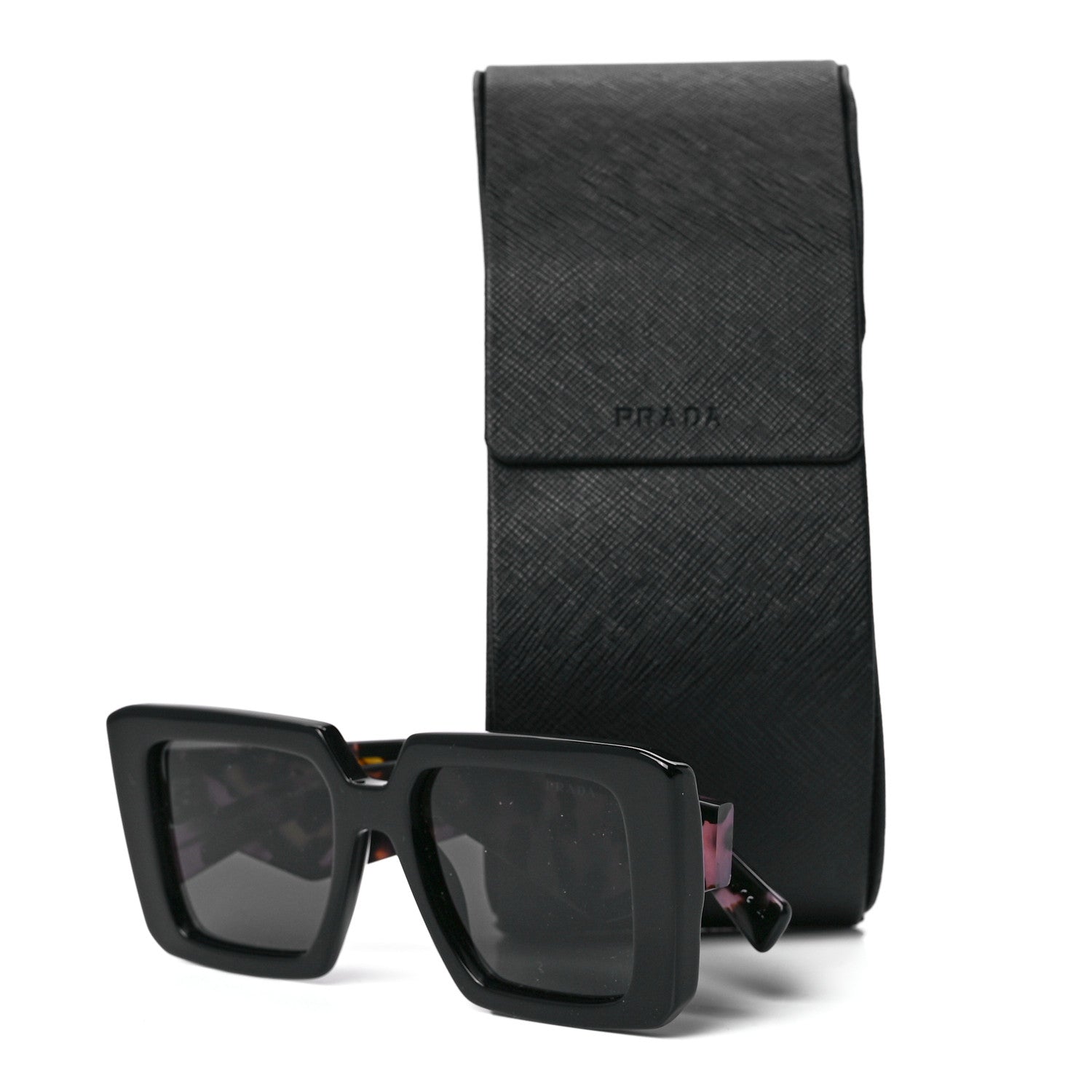 Prada Acetate Symbole Sunglasses SPR 23Y Slate Grey 7 of 7