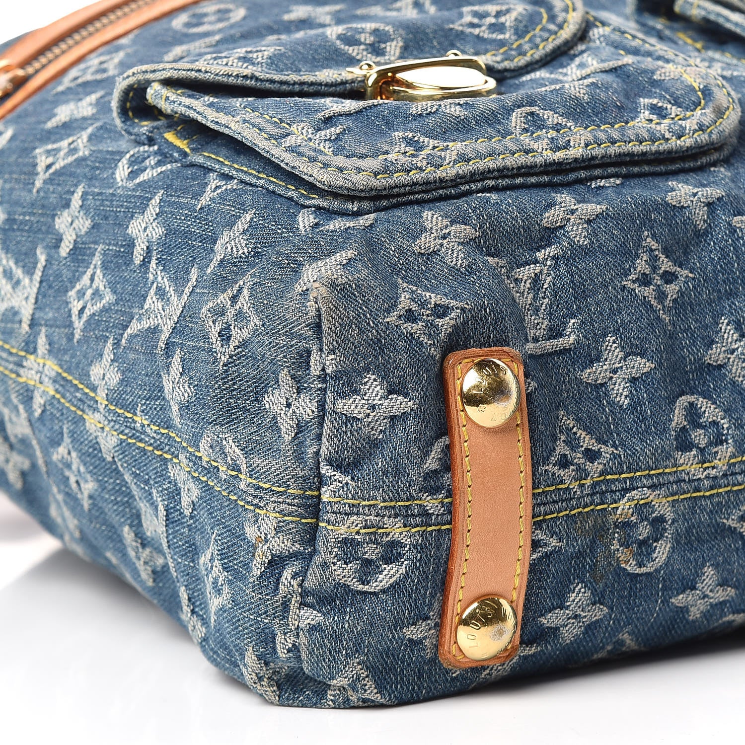Louis Vuitton Denim Baggy GM Blue 5 of 16