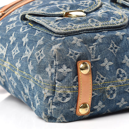 Louis Vuitton Denim Baggy GM Blue 5 of 16