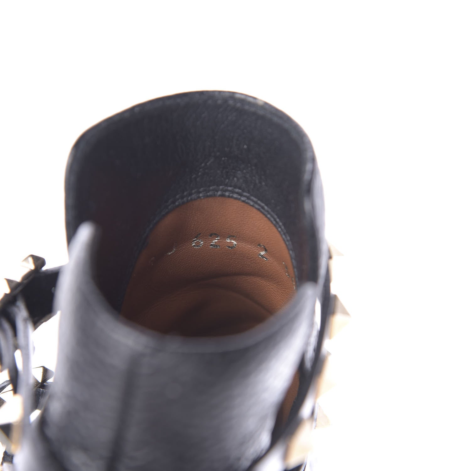 Valentino Garavani Pebbled Calfskin Rockstud Double Buckle 65mm Ankle Boots 36.5 Black 12 of 12