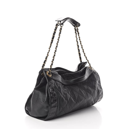 Chanel Calfskin Quilted Small In The Mix Shopping Tote Black 4 of 11