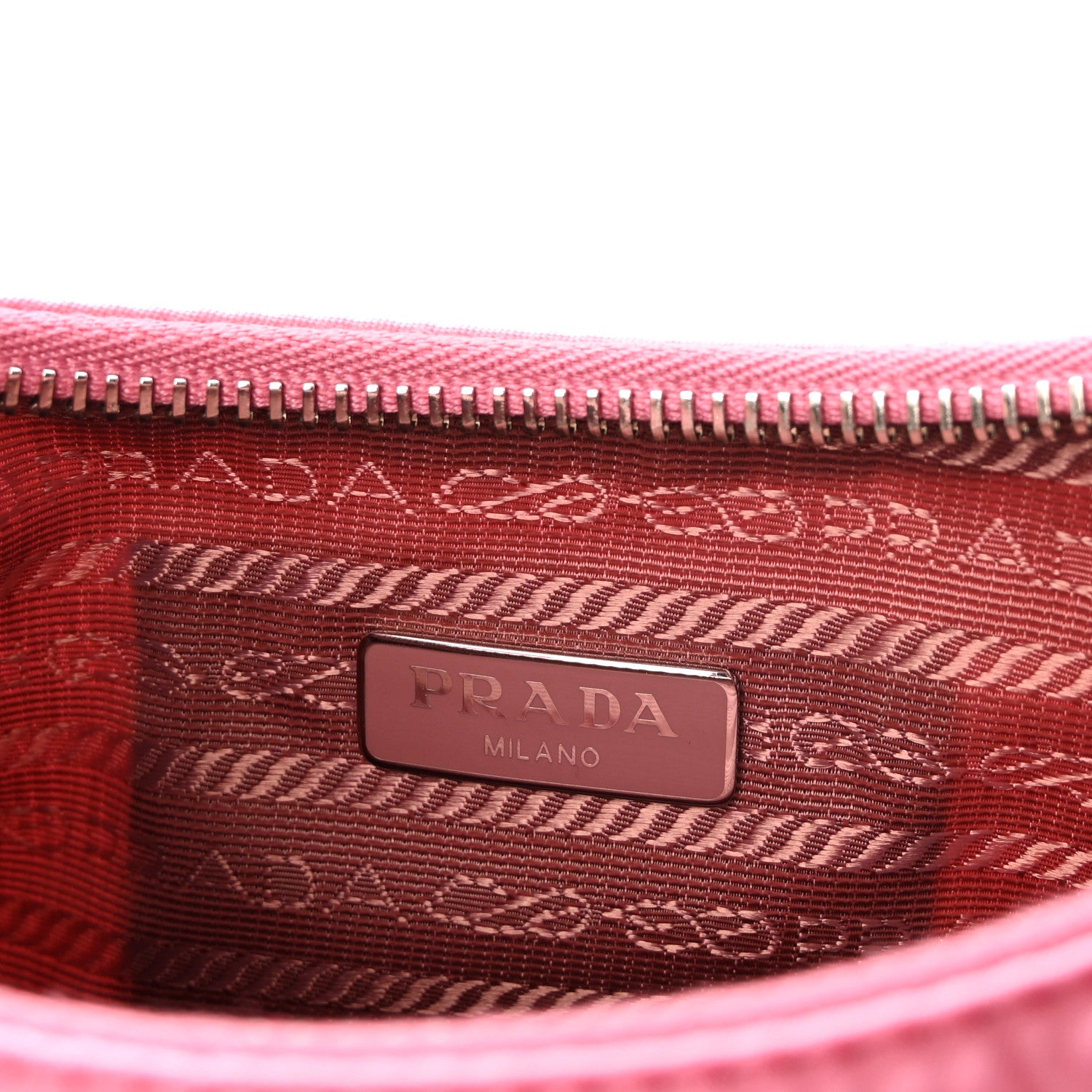 Prada Nylon Re-Edition 2005 Shoulder Bag Begonia 6 of 10
