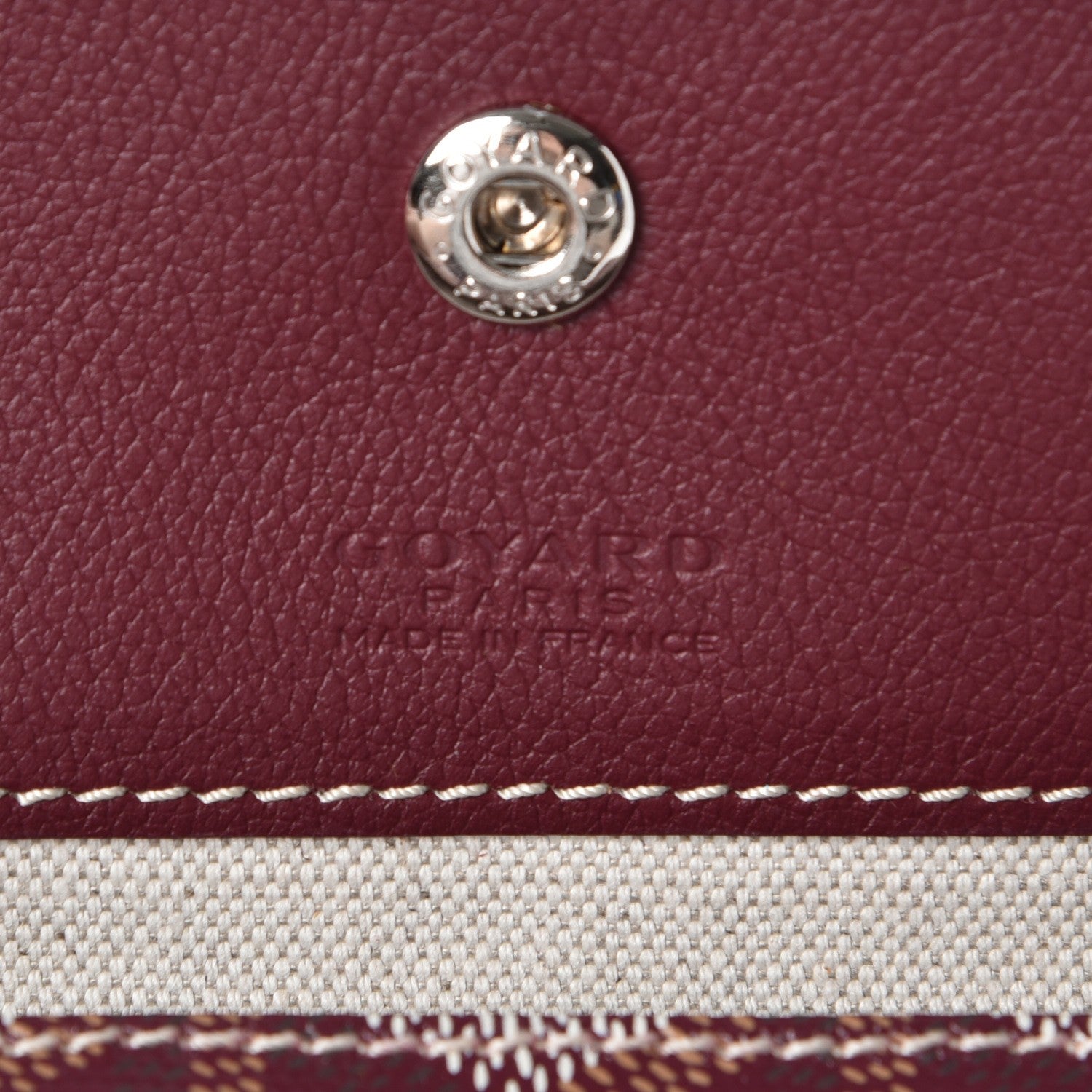 Goyard Goyardine Saint Louis GM Burgundy 8 of 10