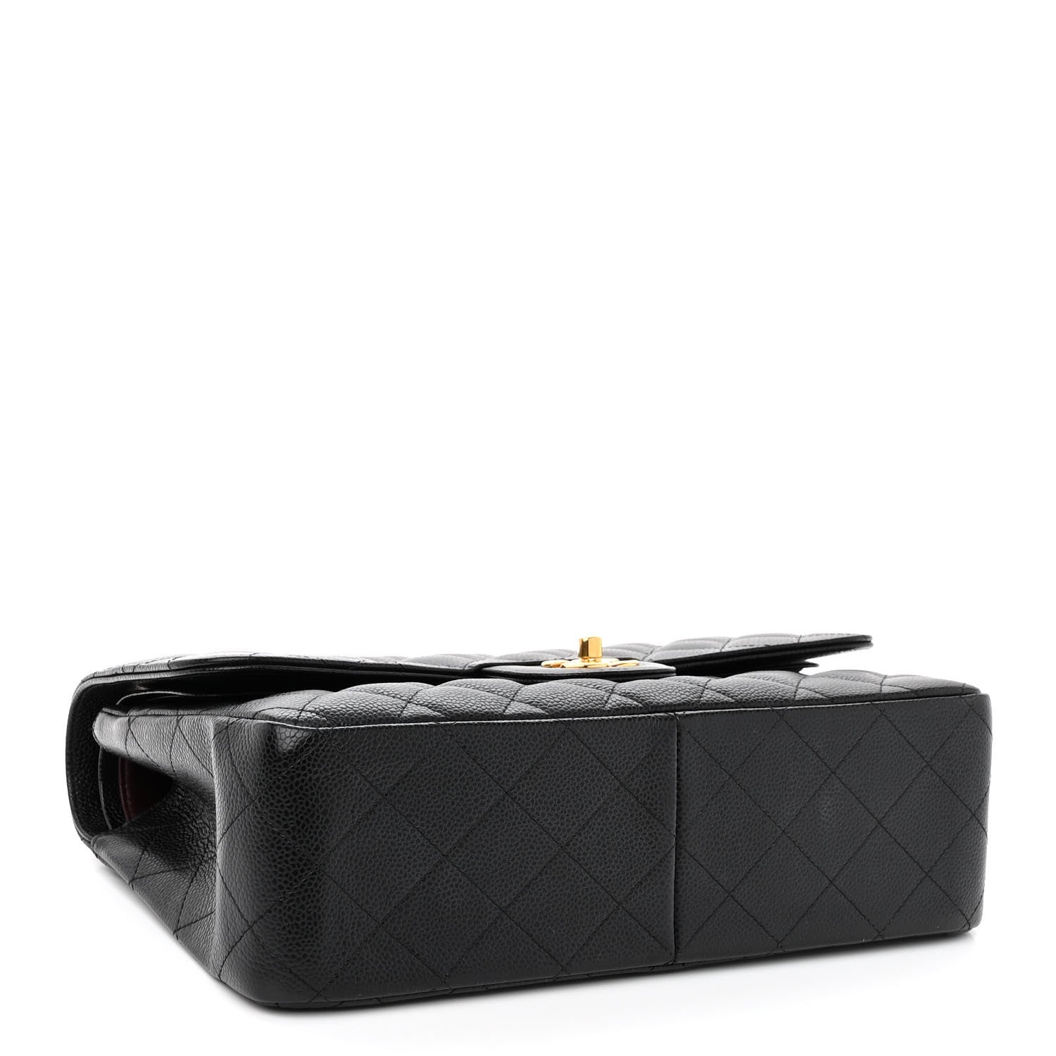 Chanel Caviar Quilted Jumbo Double Flap Black 4 of 10