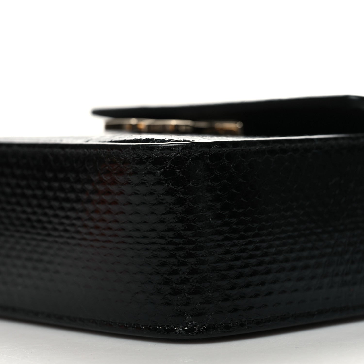 Lanvin Snakeskin JL Carnet Crossbody Black 11 of 14