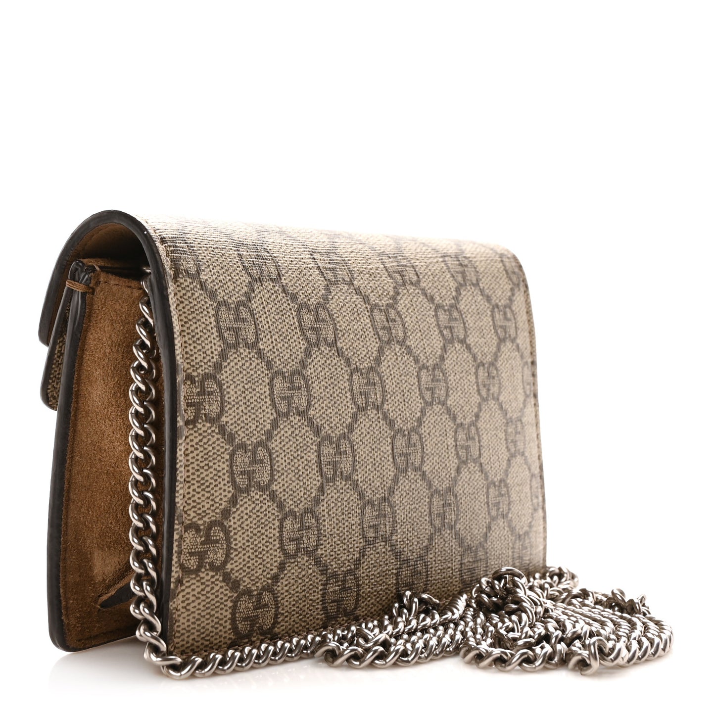 GG Supreme Monogram Super Mini Dionysus Shoulder Bag Taupe