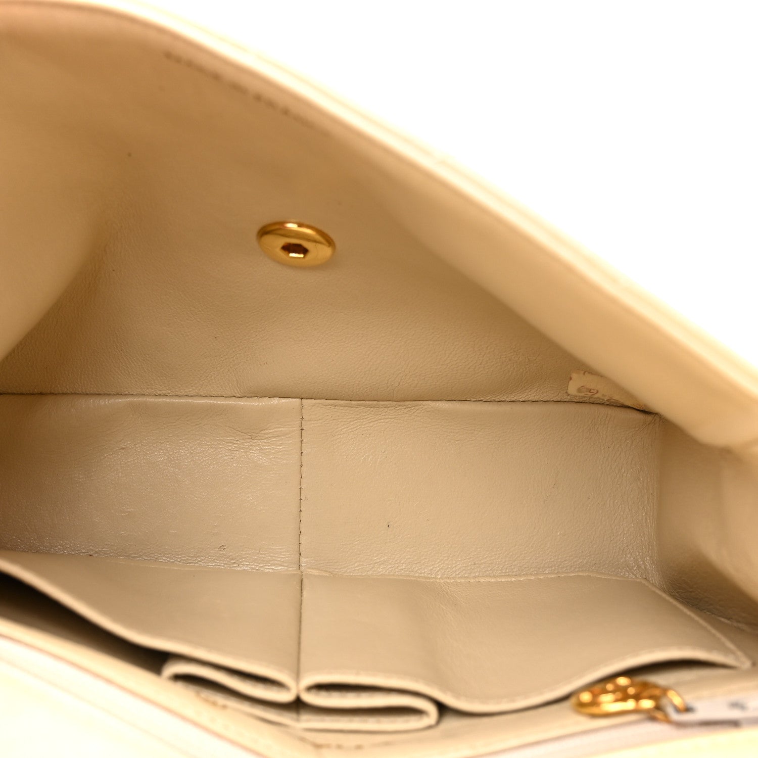 Chanel Lambskin Quilted Small Single Flap Beige 5 of 17