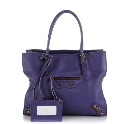 Balenciaga Veau Mini Papier Tote Purple 1 of 7