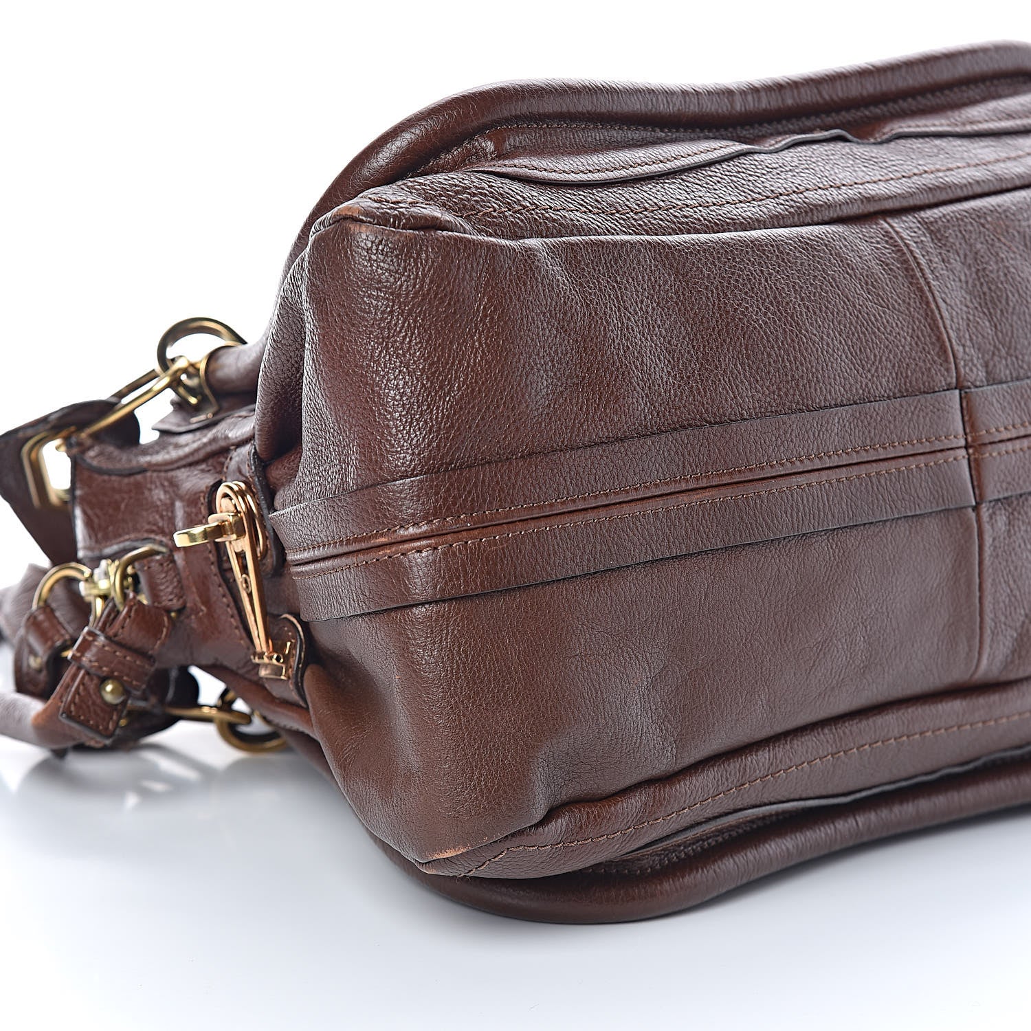 Chloe Calfskin Medium Paraty Chocolate 7 of 8
