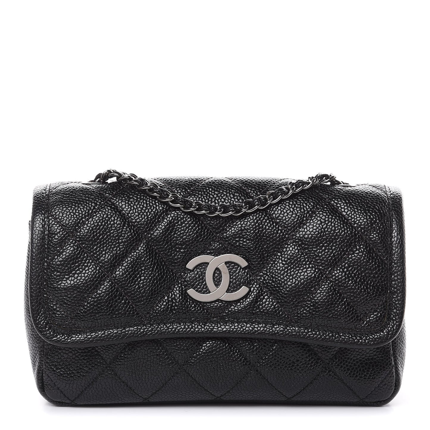 Caviar Small Natural Beauty Flap Black