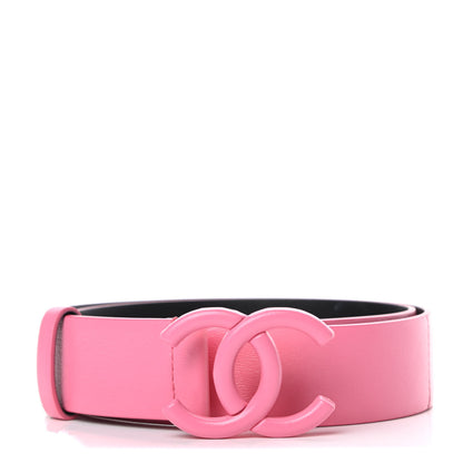 Chanel Lambskin CC Belt 75 30 Pink 1 of 9