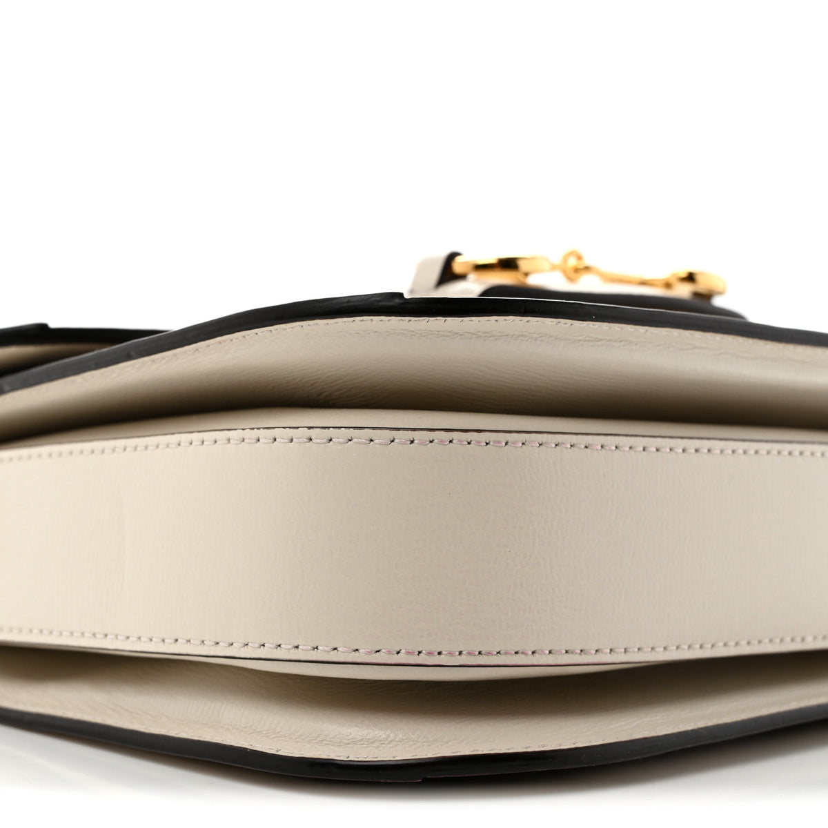 GG Supreme Monogram Horsebit 1955 Shoulder Bag Beige Mystic White
