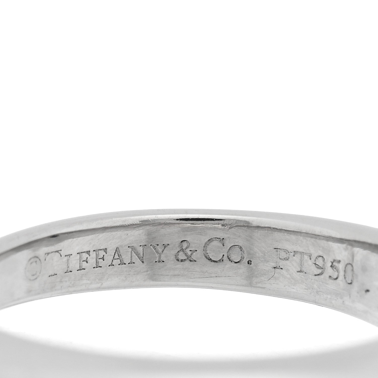 Tiffany Platinum Diamond .98ct Solitaire Engagement Ring 45 3.25 4 of 4