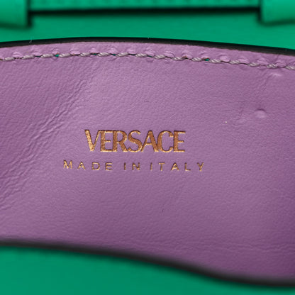 Versace Calfskin La Medusa Chain Crossbody Phone Pouch Turquoise 6 of 9