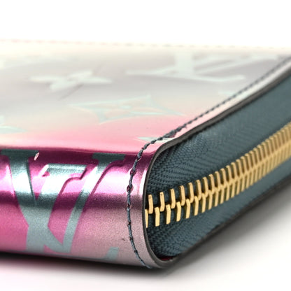 Louis Vuitton Metallic Vernis Degrade Zippy Wallet Blue Pink 8 of 8