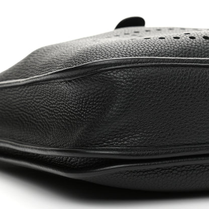 Hermes Taurillon Clemence Evelyne III PM Black 7 of 10
