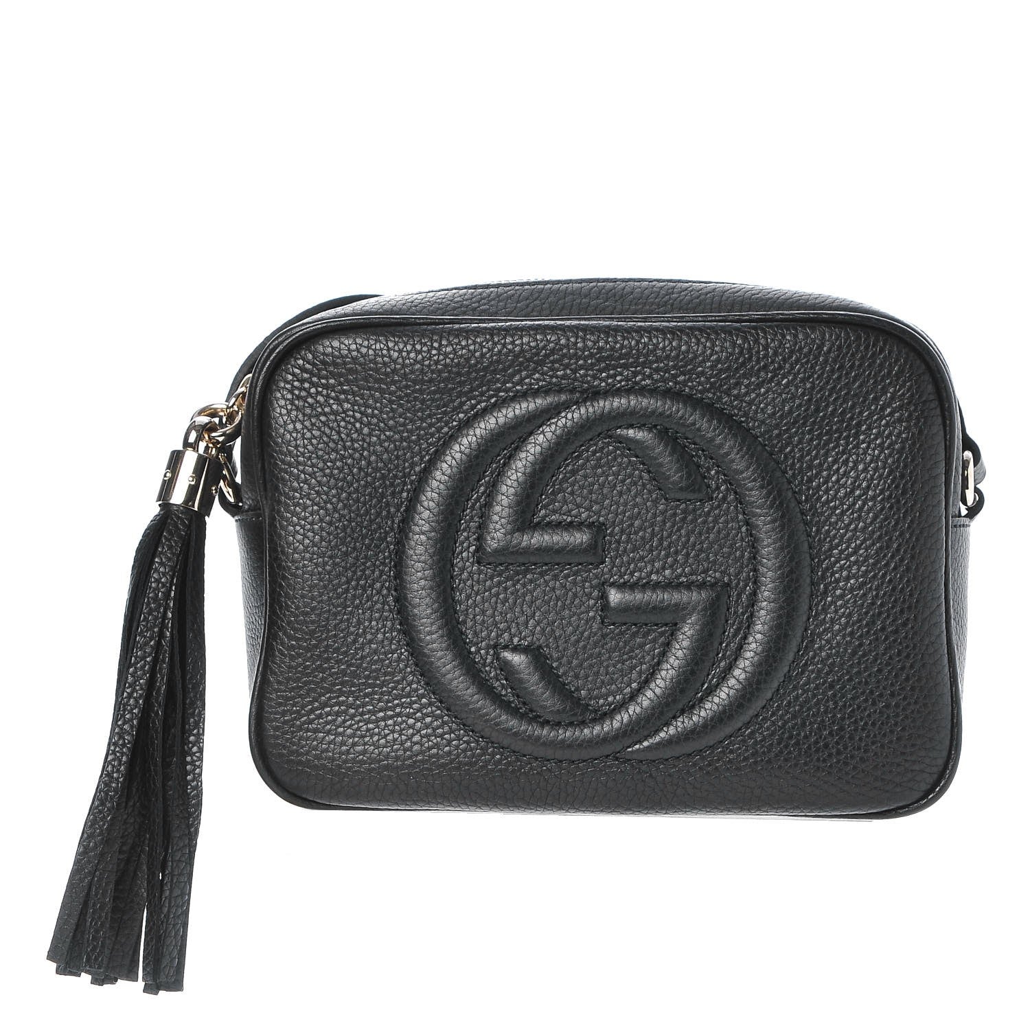 Gucci Pebbled Calfskin Small Soho Disco Bag Black 1 of 8