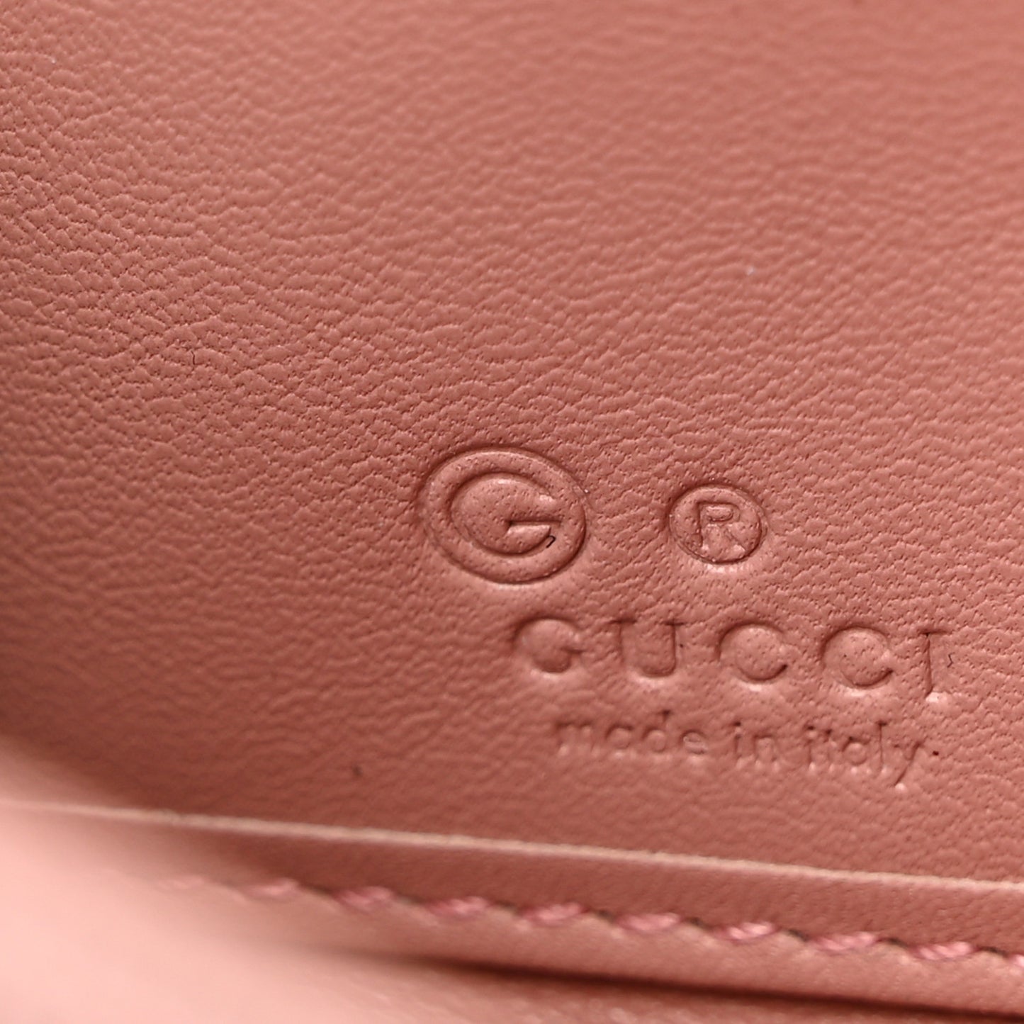 Microguccissima Zip Around Wallet Soft Pink