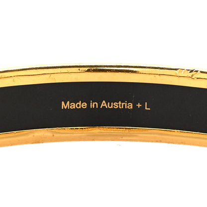 Hermes Enamel Narrow Printed Tohu Bohu Bracelet 65 5 of 5