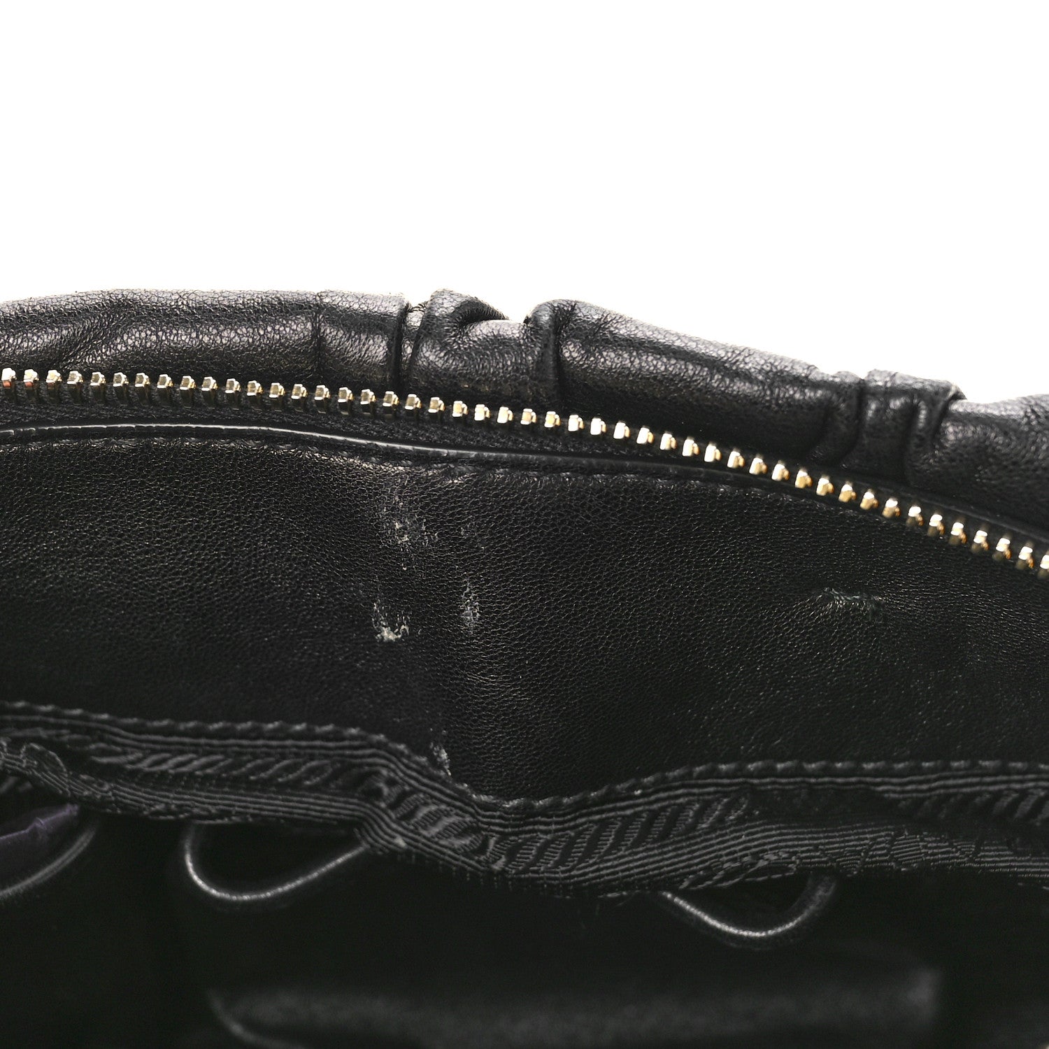 Prada Nappa Gaufre Buckle Satchel Black 10 of 10