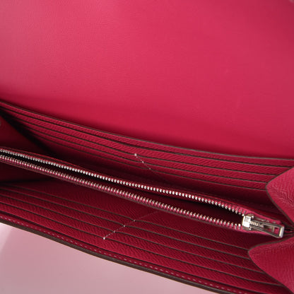 Hermes Epsom Constance Long Wallet Rose Tyrien 5 of 7