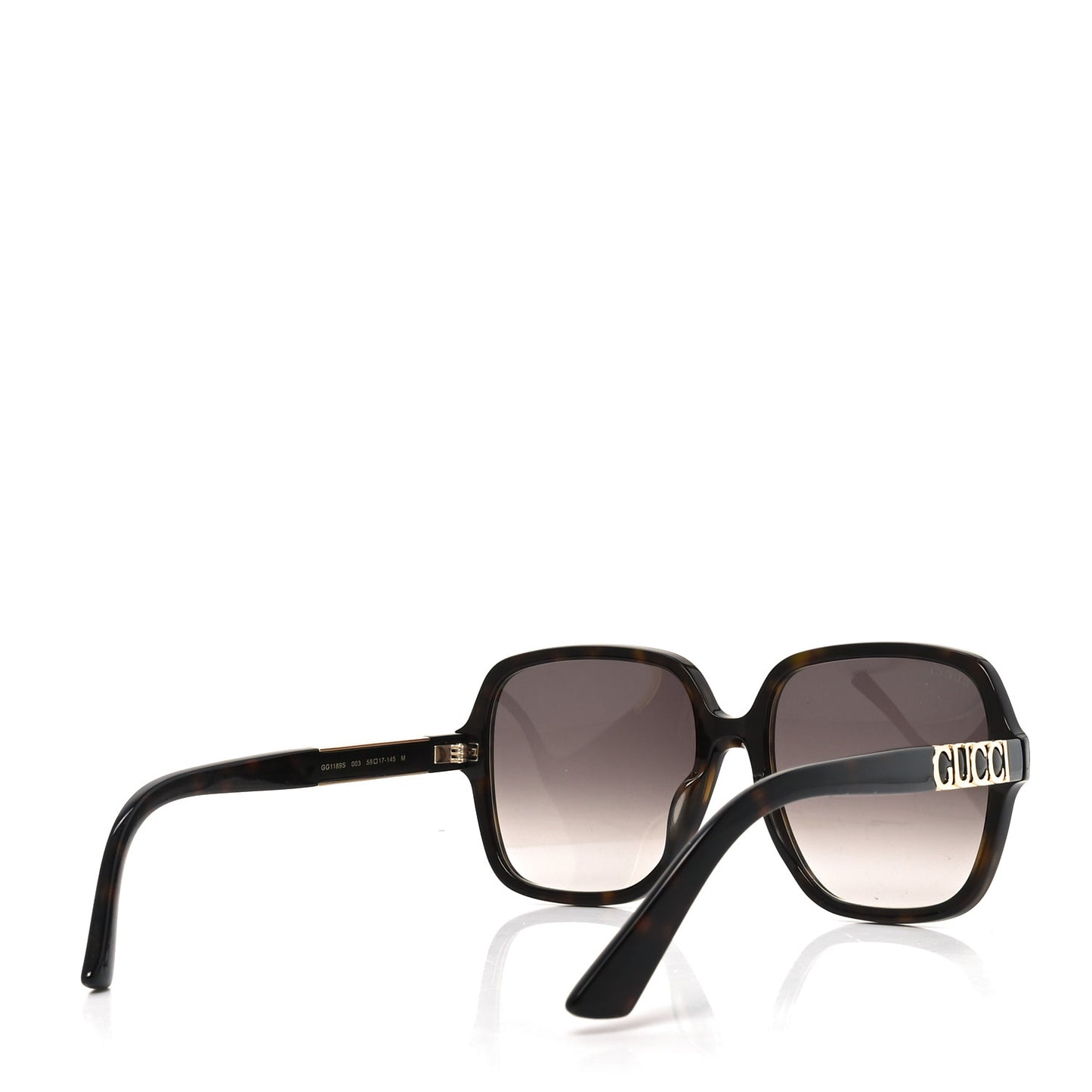 Oversized Square GG1189S Sunglasses Havana