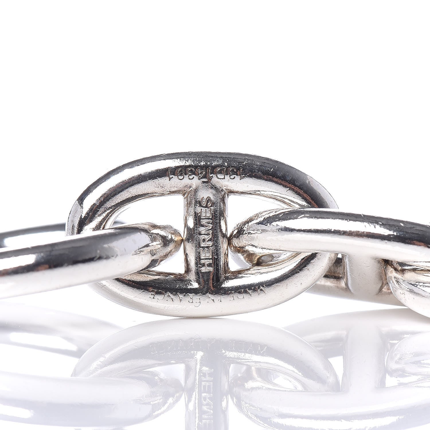 Hermes Sterling Silver MM Chaine d'Ancre Bracelet 4 of 4