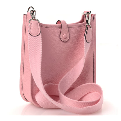 Hermes Taurillon Clemence Evelyne TPM Rose Sakura 3 of 11
