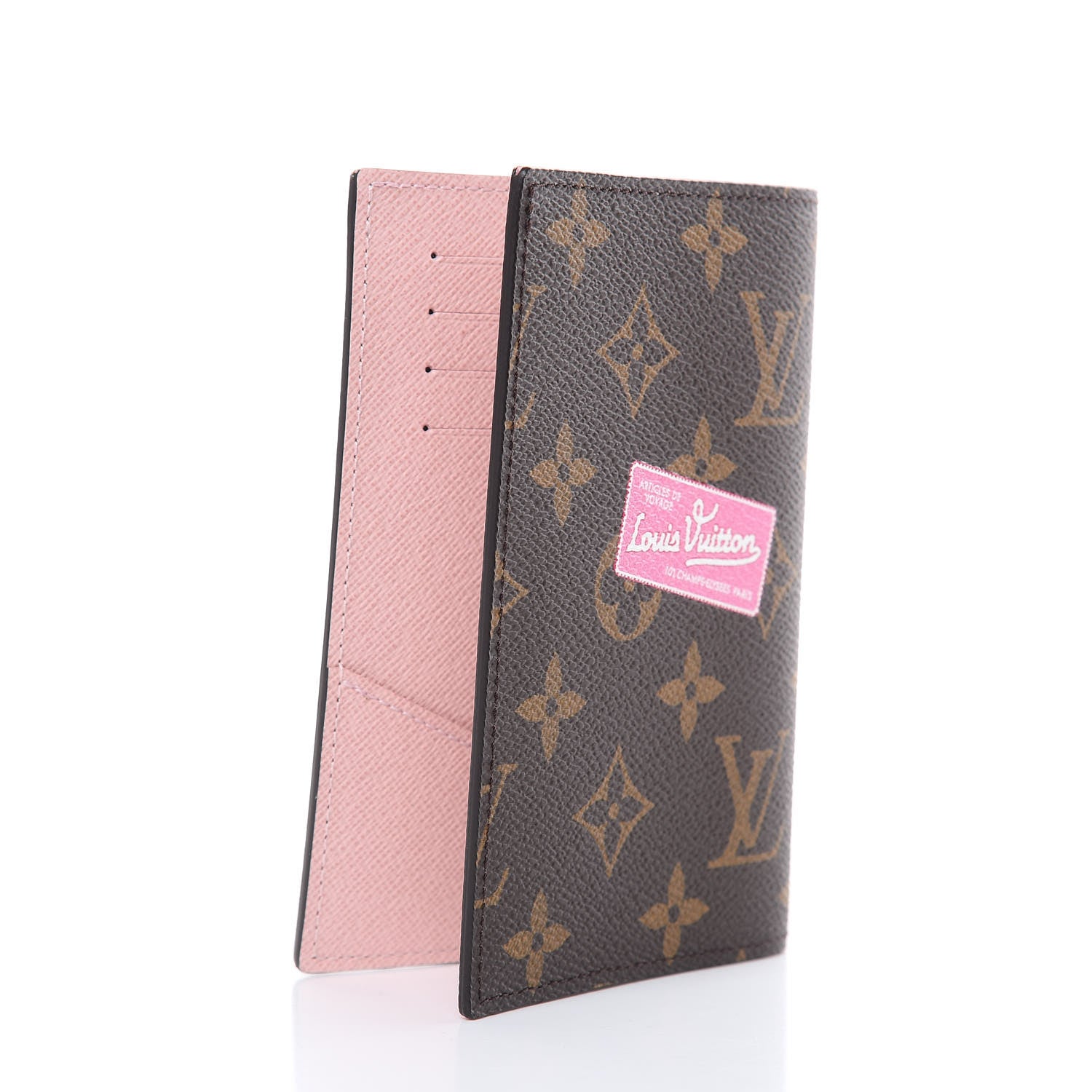 Louis Vuitton Monogram My LV World Tour Passport Cover Rose Ballerine 3 of 8