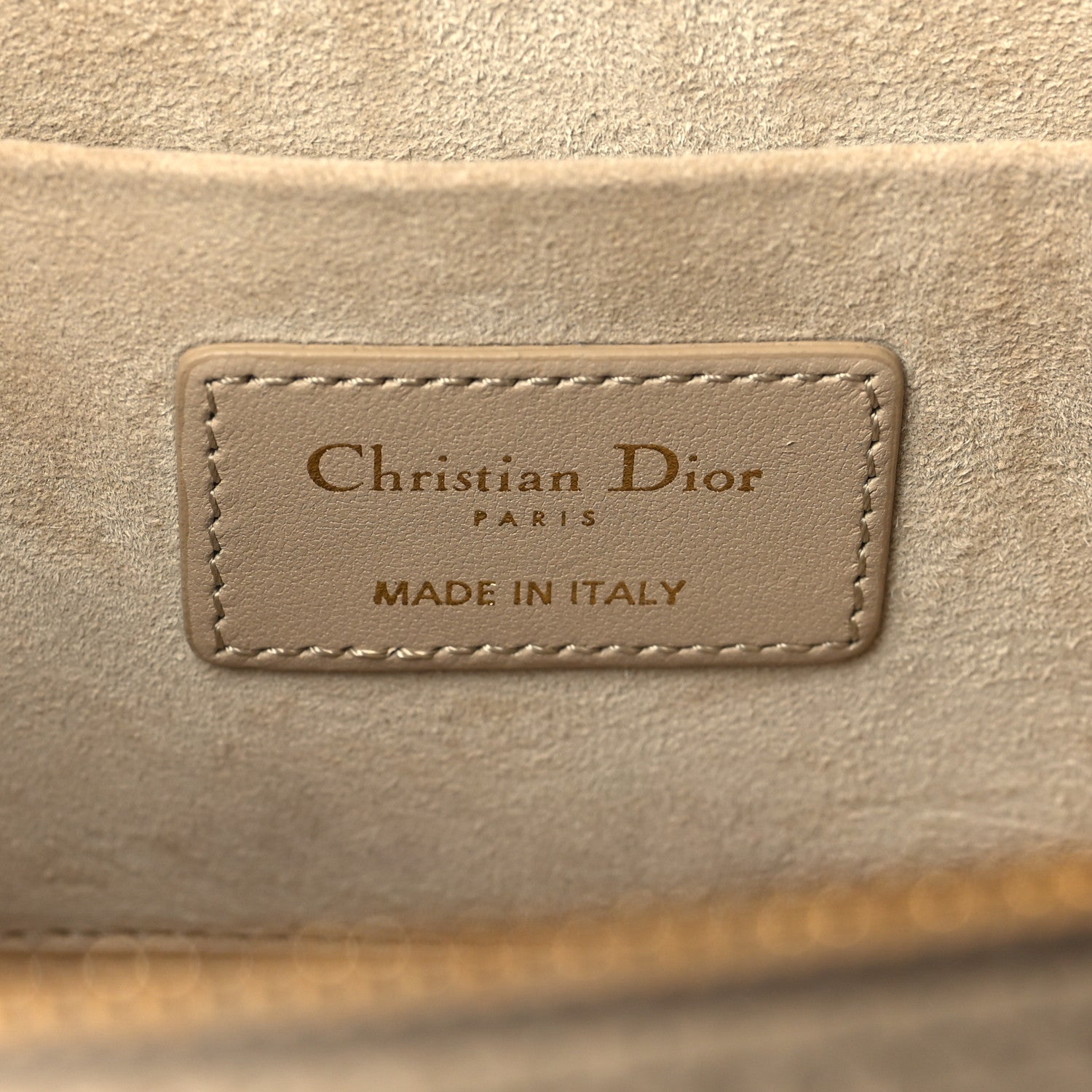 Christian Dior Lambskin Cannage Small Diortravel Vanity Case Light Beige 6 of 9