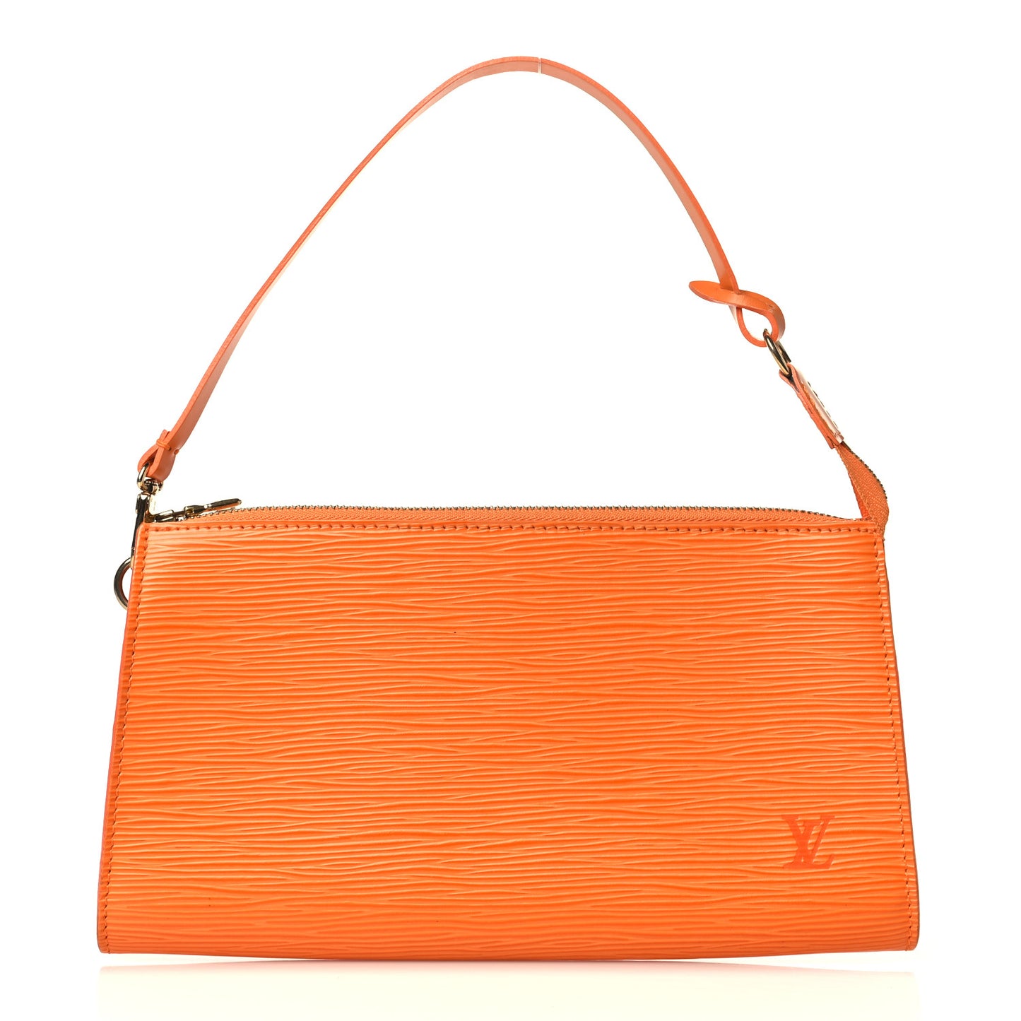 Epi Pochette Accessories 24 Mandarin