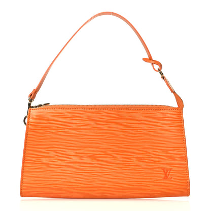 Louis Vuitton Epi Pochette Accessories 24 Mandarin 1 of 7