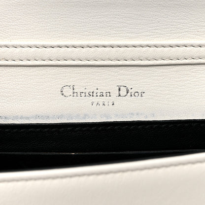 Christian Dior Lambskin Sequin Baby Diorama Flap Bag White 5 of 12