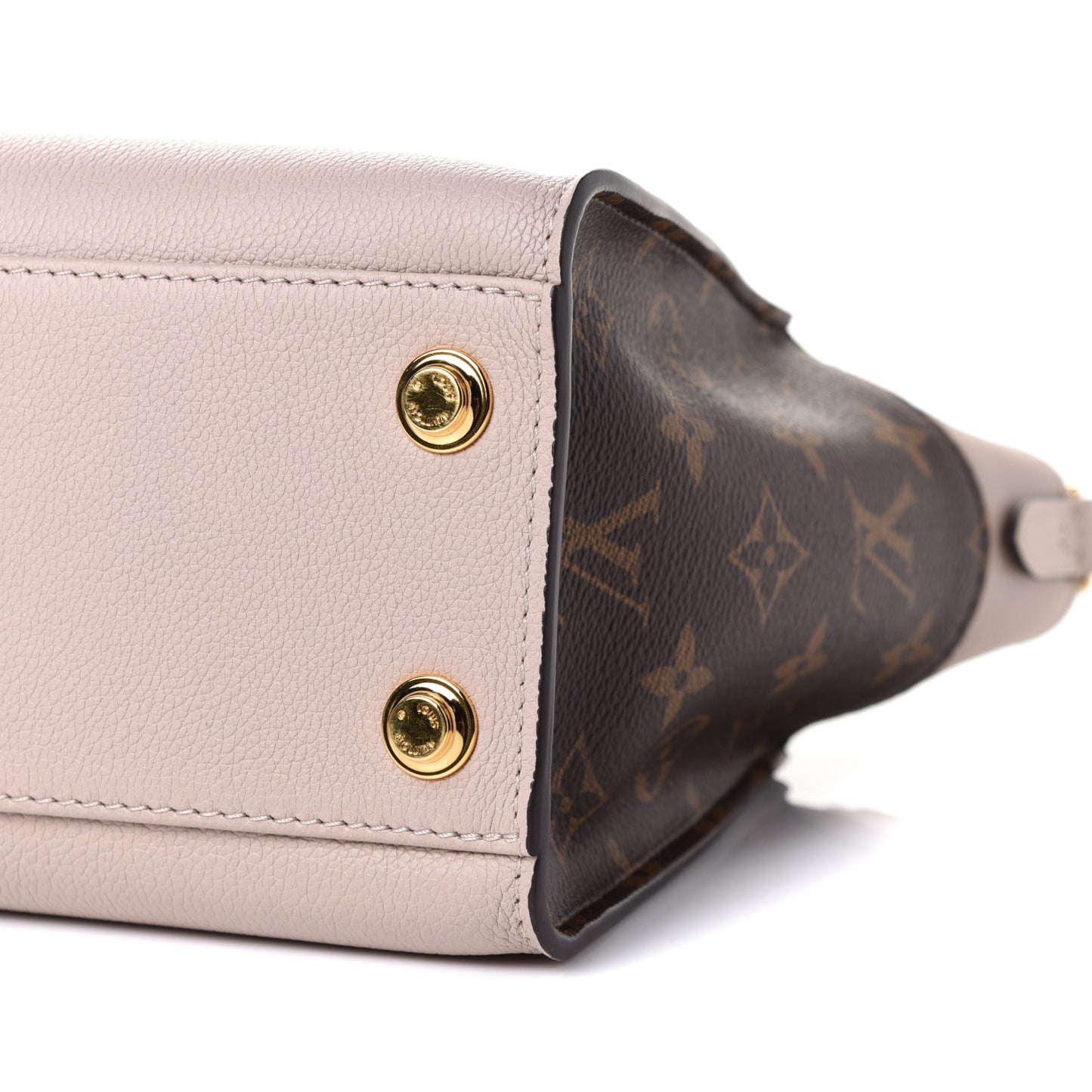 Calfskin Monogram On My Side PM Greige