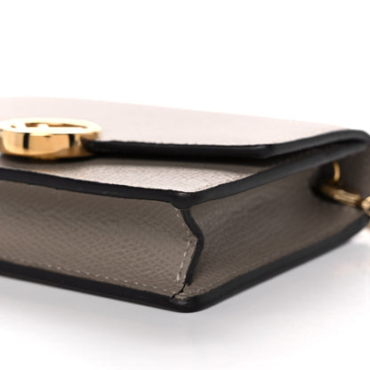 Fendi Vitello Cruise F is Fendi Geometric Flap Wallet on Chain Tortora 11 of 11