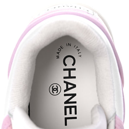 Chanel Fabric Womens Logo Sneakers 36 Light Pink 8 of 10