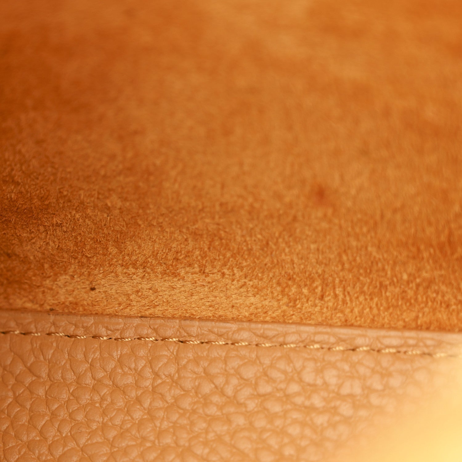 Delvaux Taurillon Soft Nano Cool Box Satchel Honey 1792466