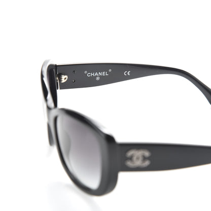 Chanel Acetate CC Sunglasses 40938 Black 5 of 8