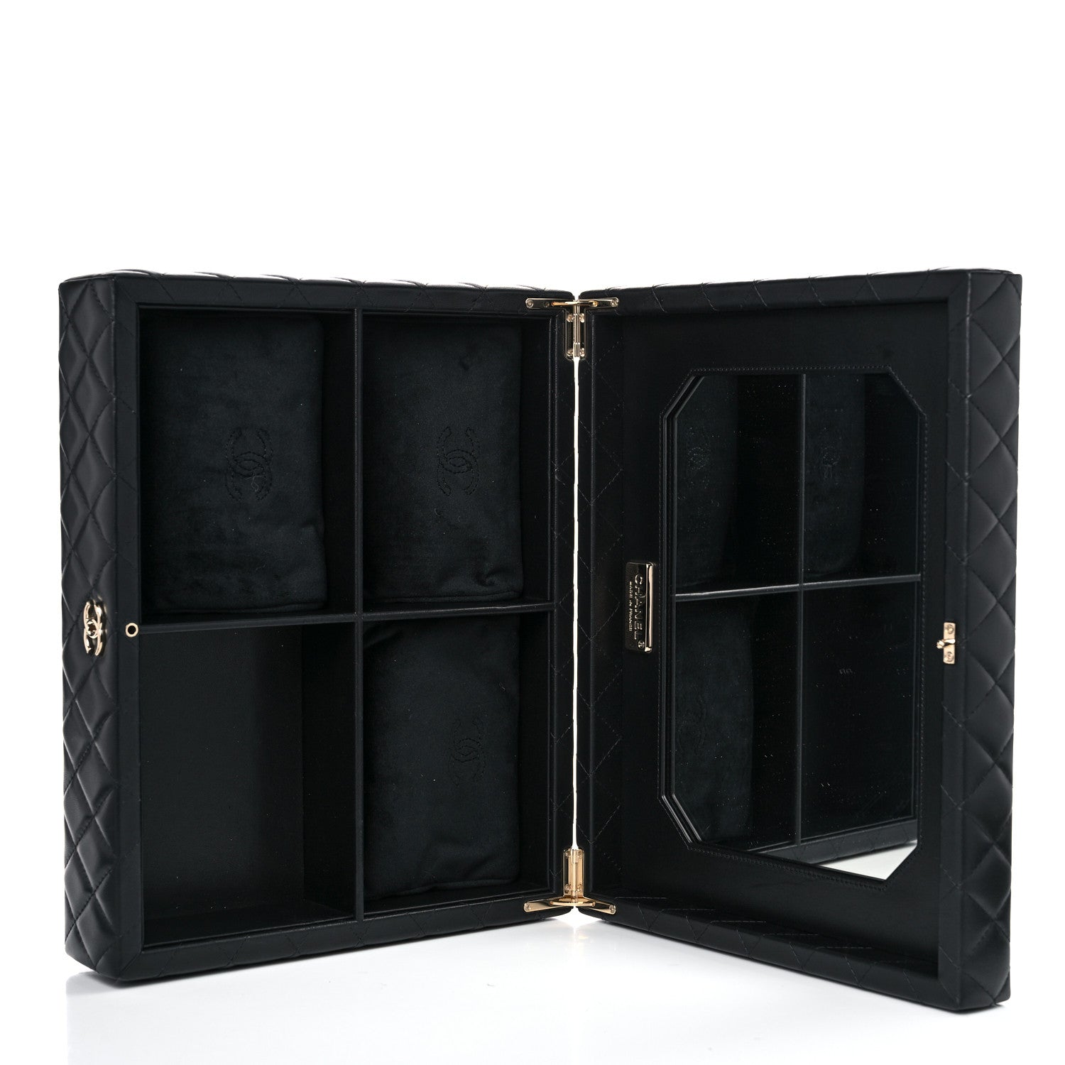 Chanel Lambskin Calfskin Tweed Success Story Set of 4 Minis Bags Black 9 of 47